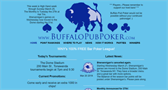 Desktop Screenshot of buffalopubpoker.com
